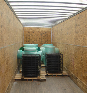 shipment on the truck